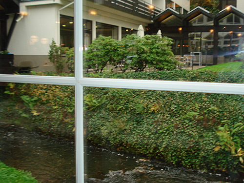 View from the restaurant