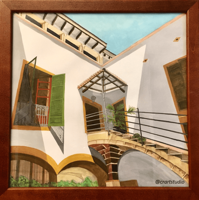 architecture, Mallorca, spain, painting, 
