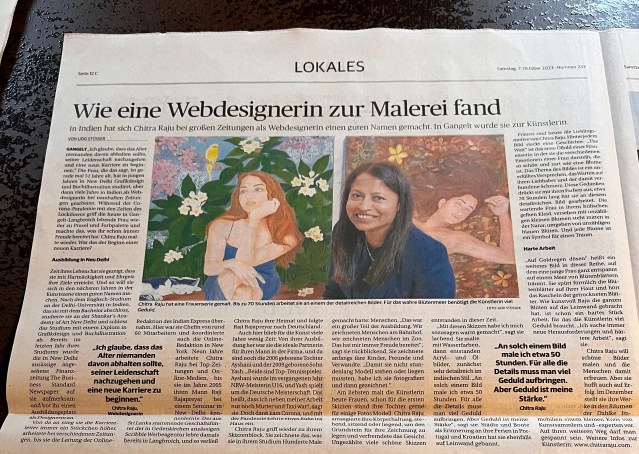 My interview in Aachener Zeitung